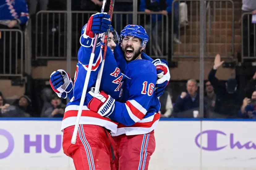 Mika Zibanejad and Vincent Trocheck