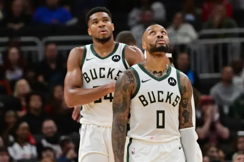 Milwaukee Bucks Giannis Antetokounmpo Damian Lillard