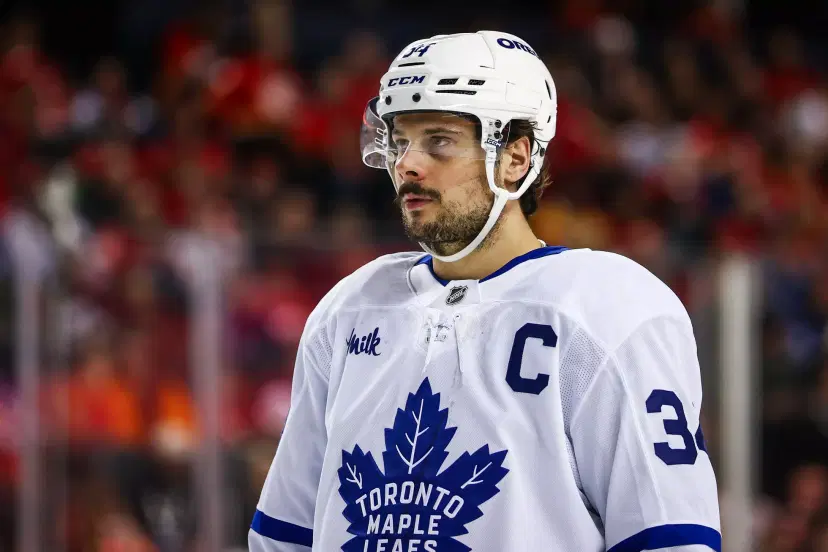 Auston Matthews and the Leafs host Florida tonight