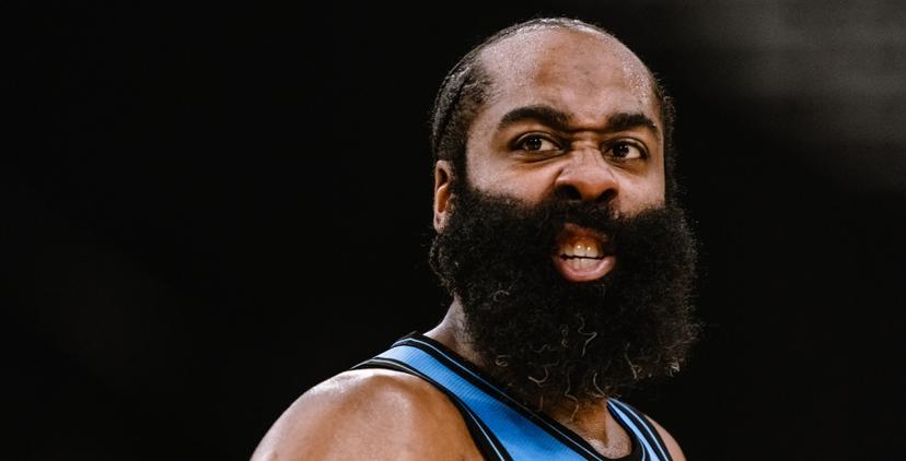 James Harden Clippers Blue Jersey 2025 Intuit Dome