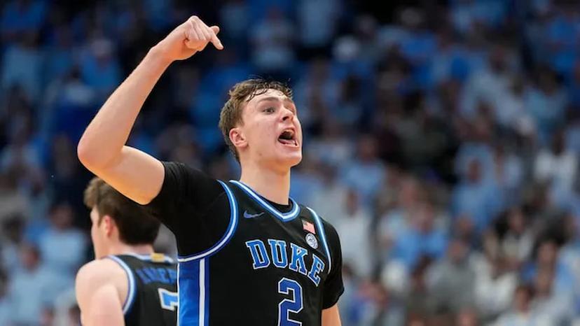 Cooper Flagg (pictured) and Duke are one of this year's men's March Madness favorites