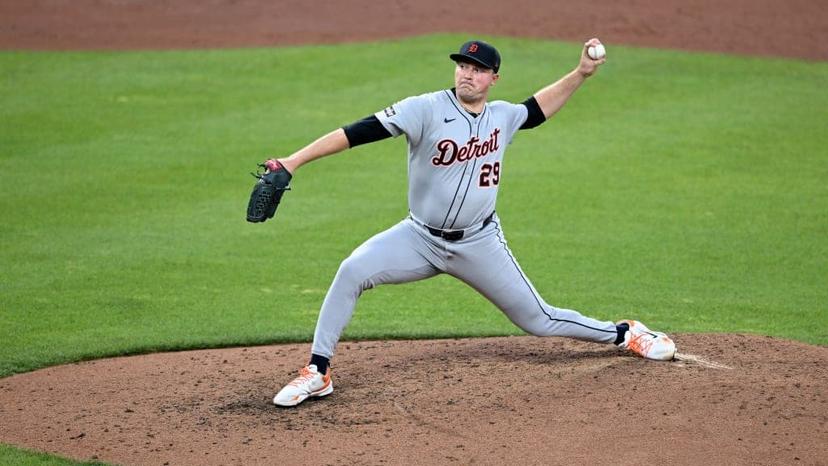 Detroit Tigers pitcher and 2025 AL Cy Young Award favorite Tarik Skubal in action during a game - 2025 Cy Young Award Odds & Favorites cover