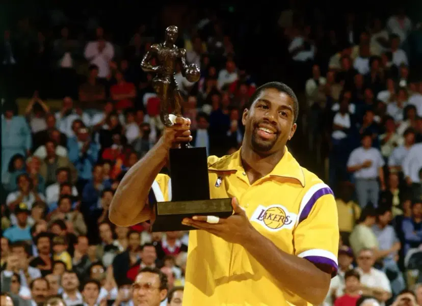 Magic Johnson MVP LA Lakers