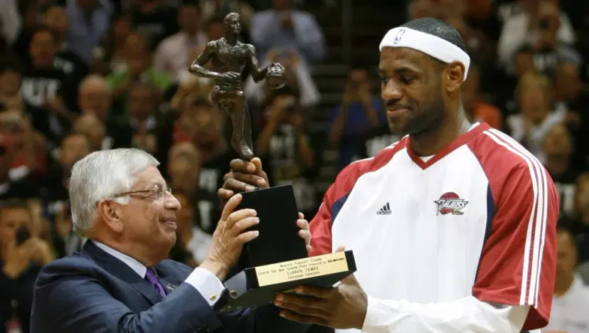 LeBron James Cleveland 2008-09 MVP