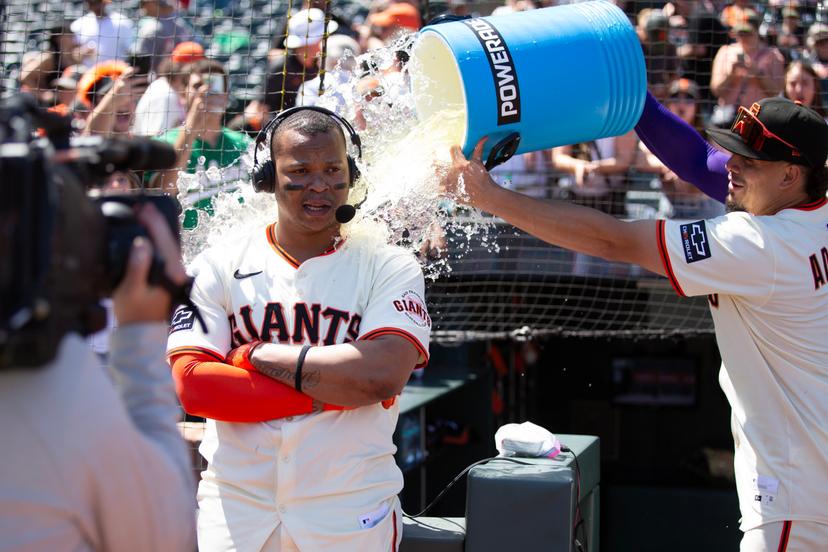 Rafael Devers after a win