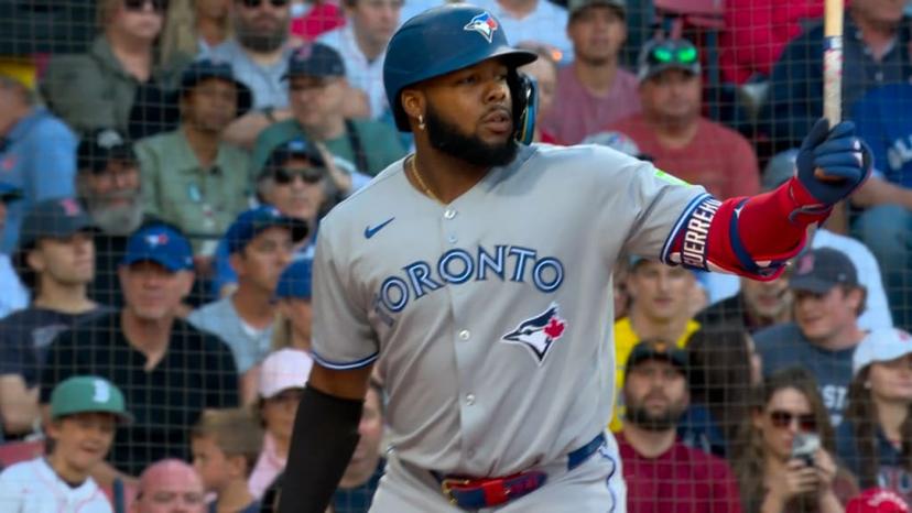 Vladimir Guerrero Jr. ready to hit a long ball. - Vladimir Guerrero Jr. prop picks