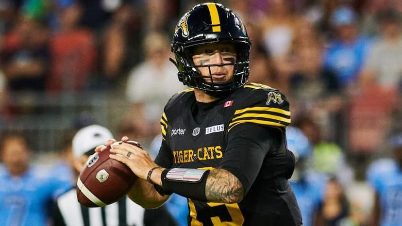 Hamilton Tiger-Cats quarterback Bo Levi Mitchell leads the CFL in passing yards and touchdown passes entering Week 9