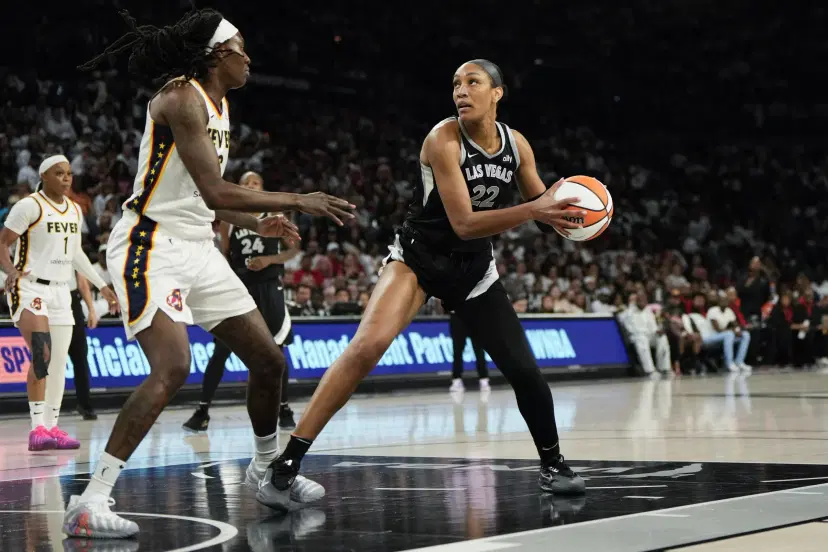 A'ja Wilson and Natasha Howard