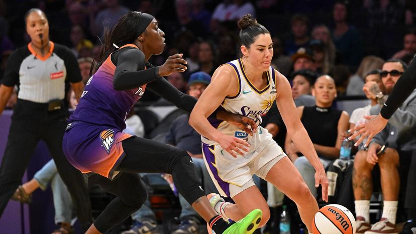 Kelsey Plum and Kahleah Copper