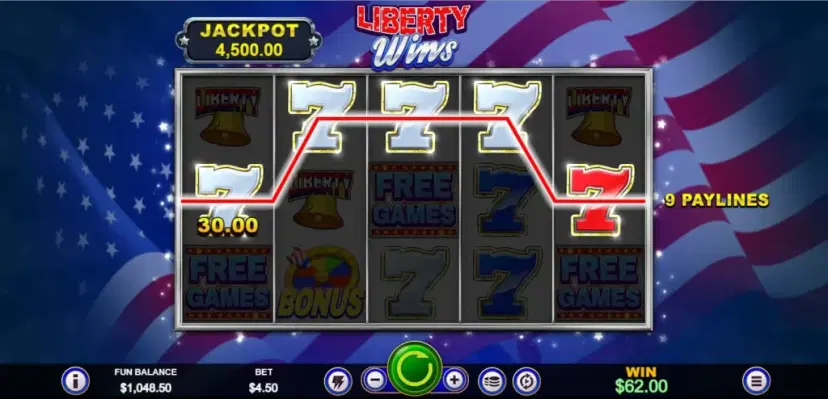 Liberty Wins main features