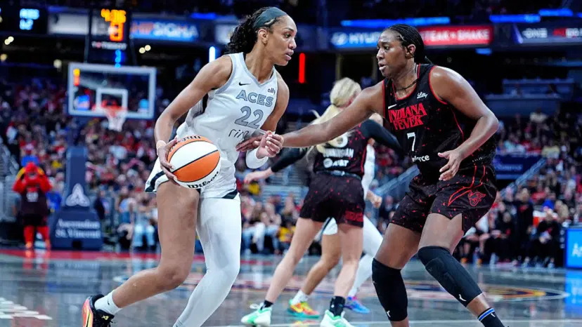A'ja Wilson and Aliyah Boston