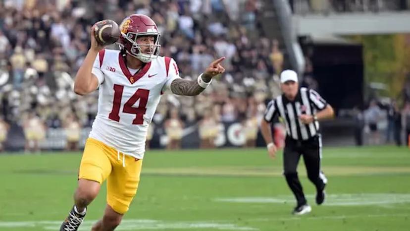 Jayden Maiava has resigned with the Trojans and will be returning for next season - USC TCU Picks