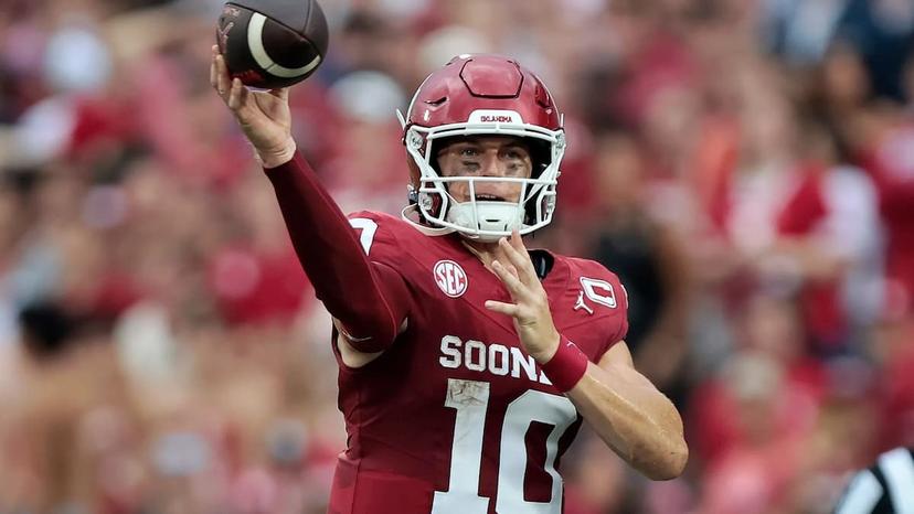 John Mateer is looking to return this week and lead the Sooners against the Longhorns - Oklahoma Texas Picks