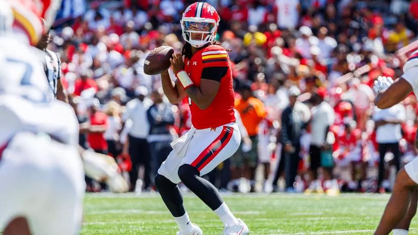 Malik Washington has over 1,700 passing yards with 14 total touchdowns and just three interceptions this year - Indiana Maryland Picks