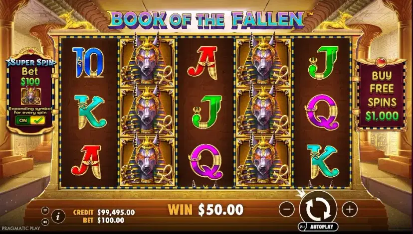Book of the Fallen Expanding Symbol