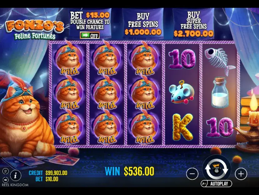 Fonzo's Feline Fortunes Future Fortunes Respins