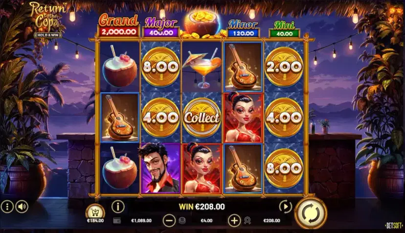Return to Copa Main Features