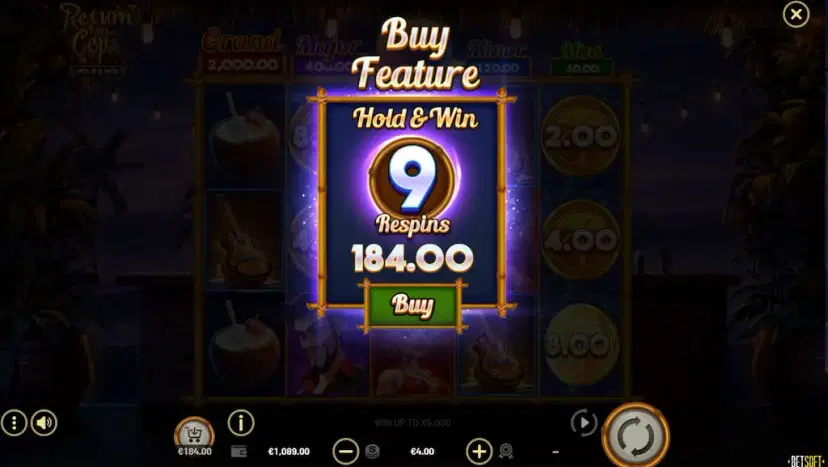 Return to Copa Buy Feature