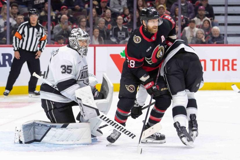 Claude Giroux and Darcy Kuemper