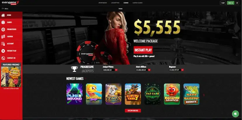 everygame casino bonus june 2026