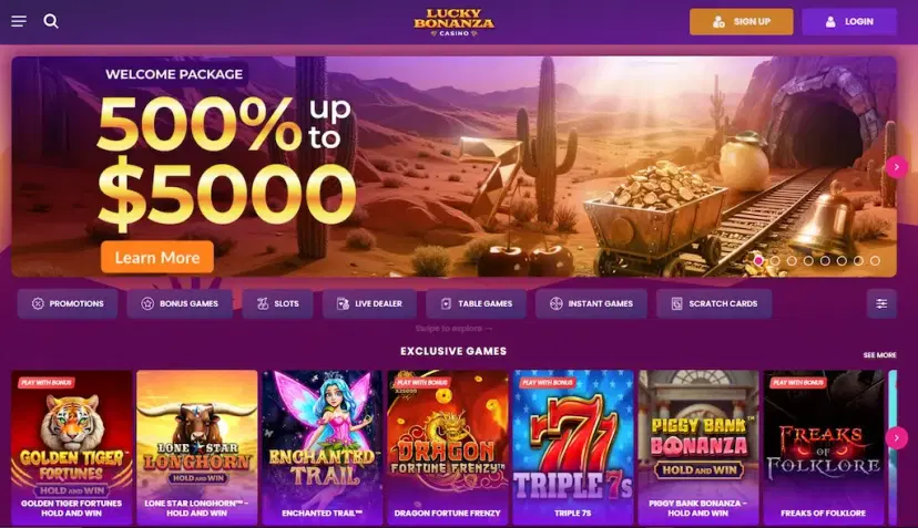 lucky bonanza bonus may 2026