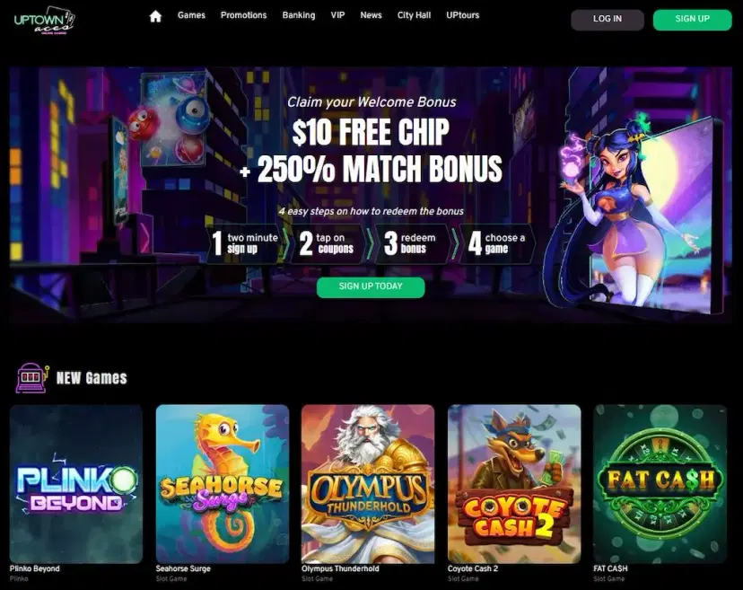 uptown aces bonus june 2026