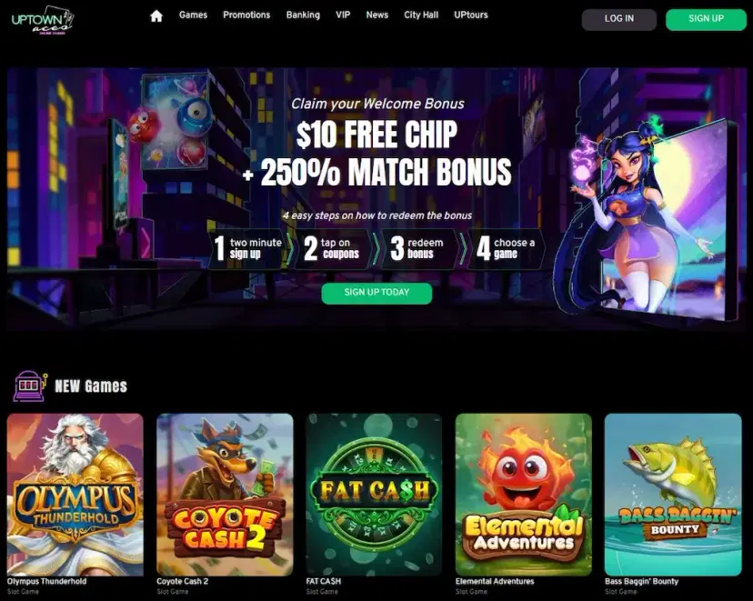 uptown aces casino bonus may 2026