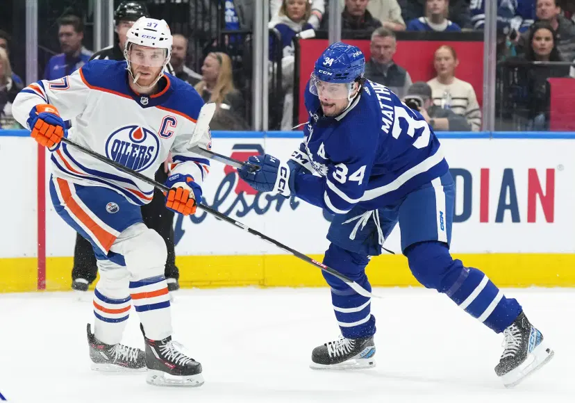 Connor McDavid and Auston Matthews