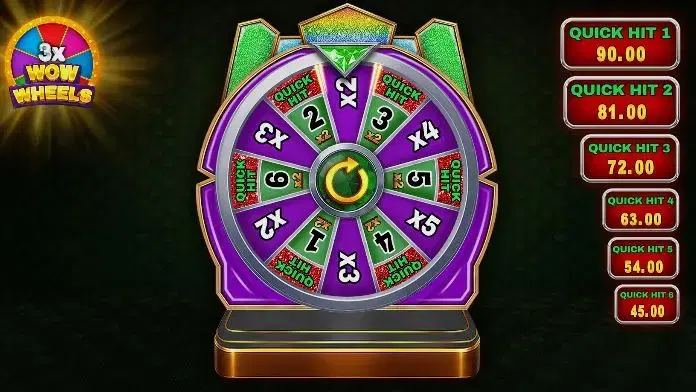 3X WOW WHEELS Cash Bonus Wheel