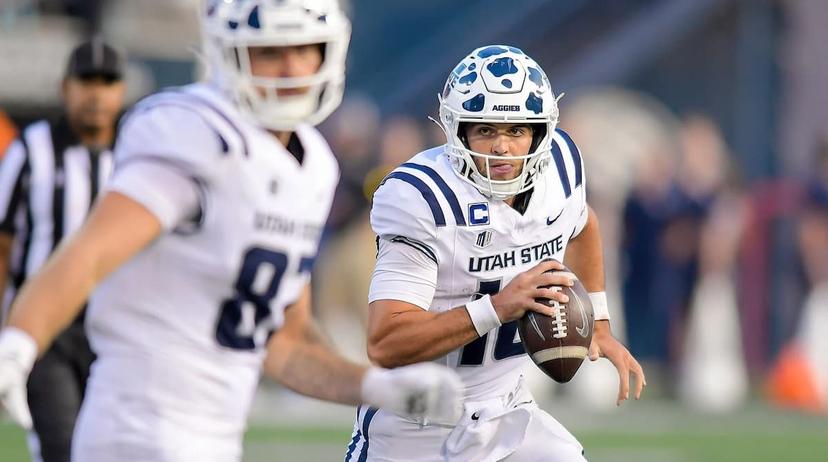 Bryson Barnes leads the Aggies in carries and rushing yards this season - Utah State Washington State Picks