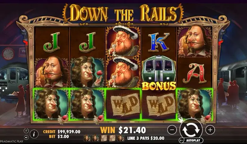Down The Rails Main Features