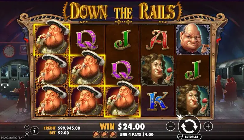 Down The Rails gameplay