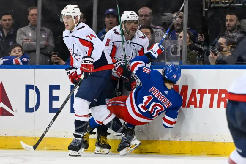 Alex Ovechkin and Artemi Panarin