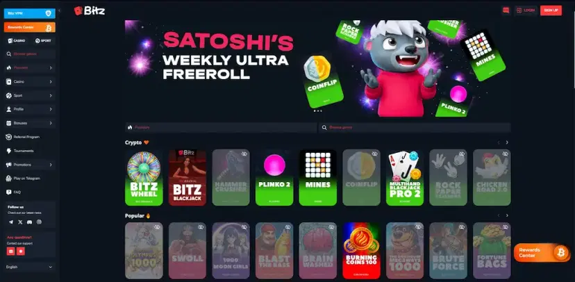 bitz.io casino crypto casino sept 2026