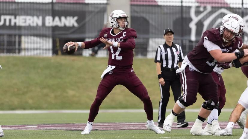 Jacob Clark needs just 105 passing yards to reach 3,000 through the air this season - Missouri State Arkansas State Picks