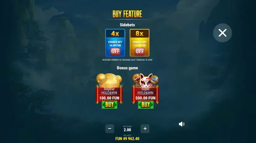 3 Claws of Fortune Buy Feature