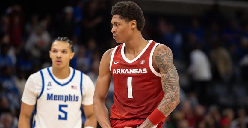 Meleek Thomas and the Razorbacks have their hands full tonight against the top seeded Wildcats - Arkansas Arizona Picks