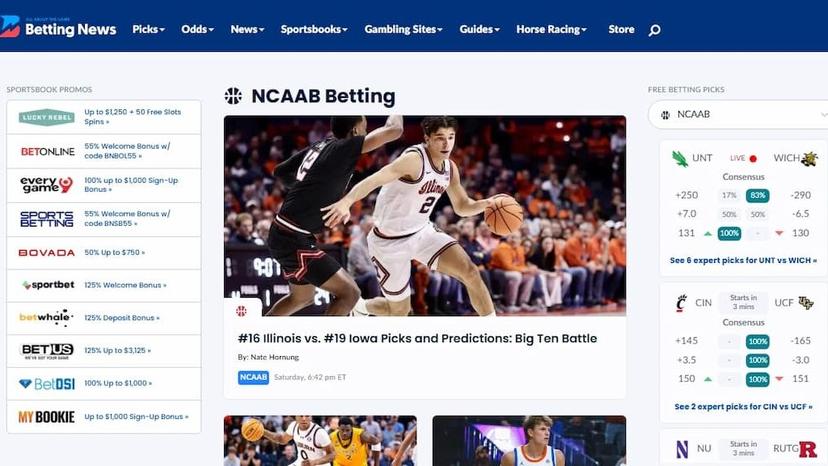 NCAA basketball expert picks and analysis at Betting News
