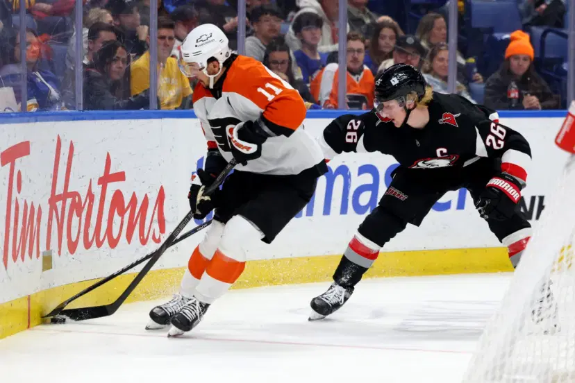 Travis Konecny and Rasmus Dahlin