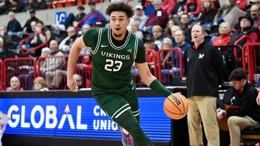 Terri Miller Jr. puts up 19.6 points, 6.4 rebounds and 4.1 assists per game for the Vikings this year - NCAA Basketball Picks
