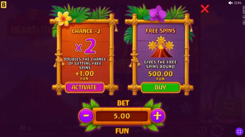 Heart of Tiki Bonus Buy