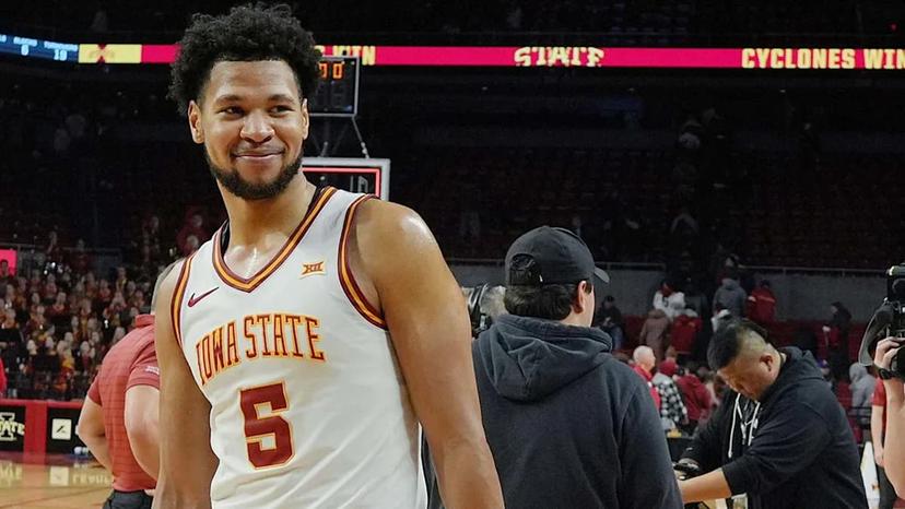 Joshua Jefferson is a triple double threat every night, averaging 16.5 points, 7.5 boards and 5.2 assists per game - Iowa State BYU Picks