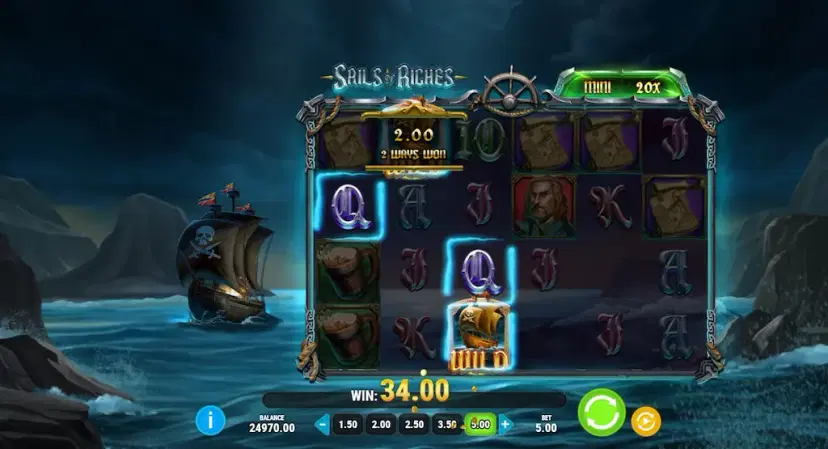 Sails of Riches BN Main Features