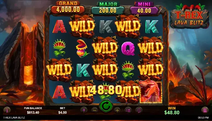 T-Rex Lava Blitz BN T-Rex Chase