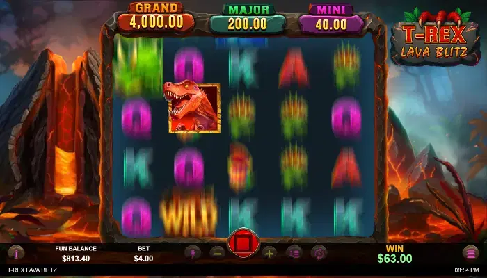 T-Rex Lava Blitz BN Moving Wild