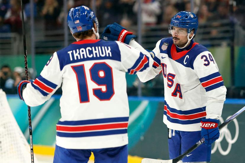 Matthew Tkachuk and Auston Matthews