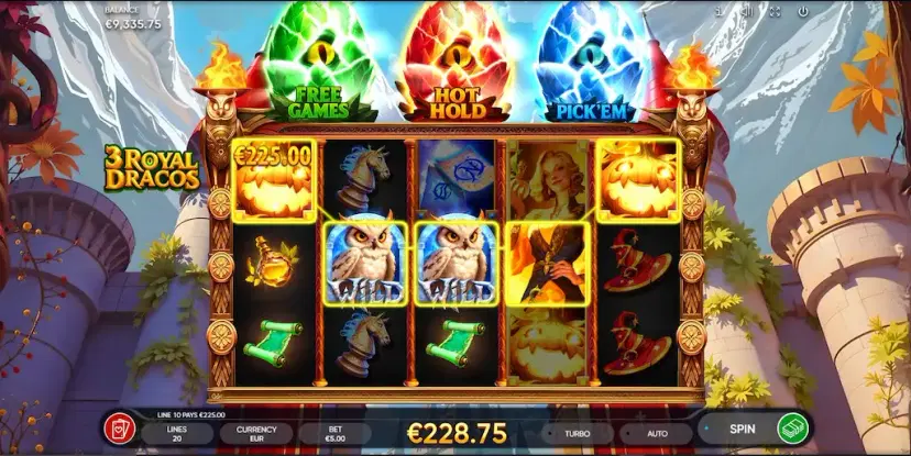 3 Royal Dracos Main Features