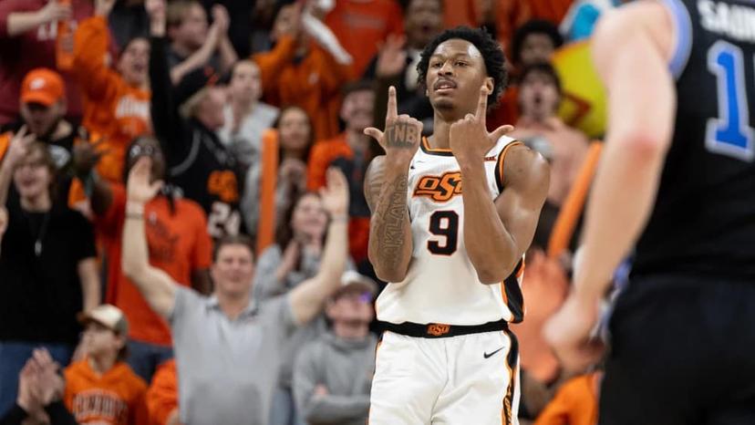 Anthony Roy shoots 39.5% from downtown and scores 16.7 points per game, leading the Cowboys - NCAA Basketball Picks