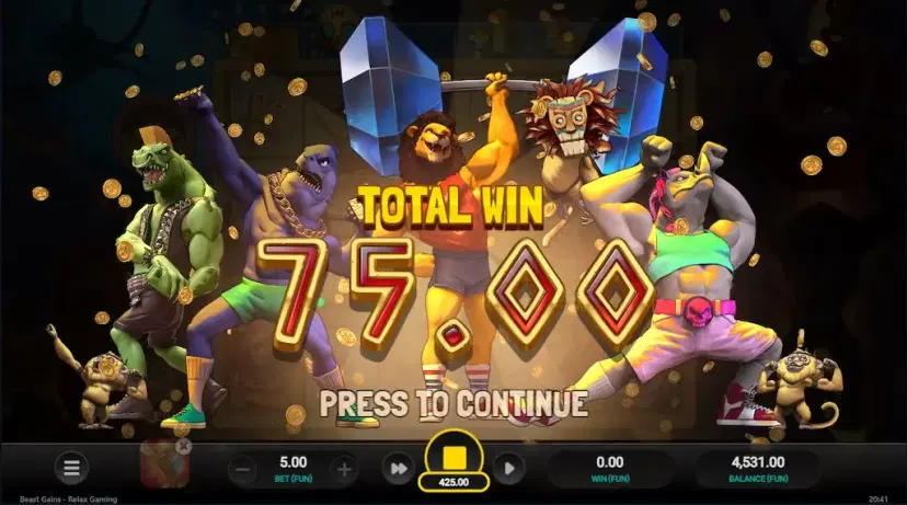 Beast Gains gameplay