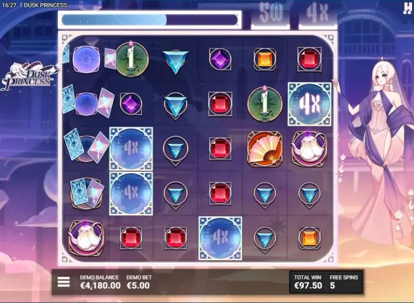 Dusk Princess Bonus Game